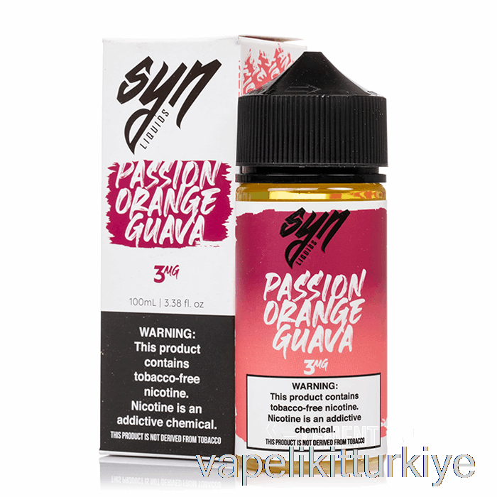 Vape Elektronik Sigara Passion Orange Guava - Syn Sıvı - 100ml 3mg